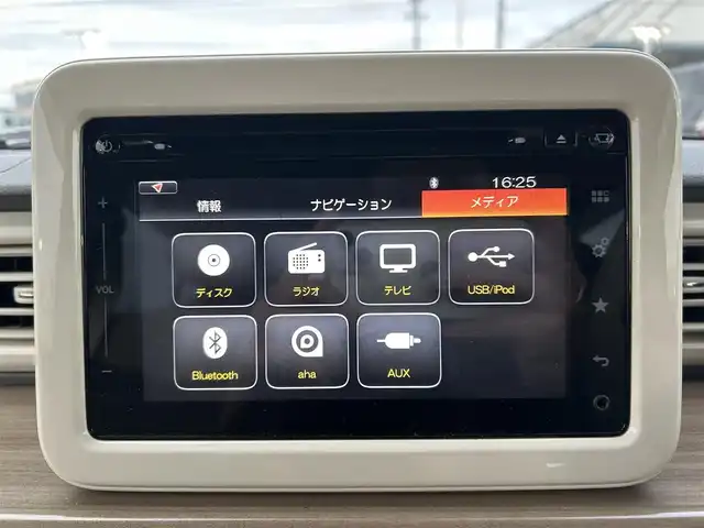 スズキ ラパン X 岡山県 2015(平27)年 8.2万km フォーンベージュメタリック/ホワイト2トーンルーフ 登録時走行距離81211km/純正ナビ/フルセグTV(AM/FM/CD/DVD/Bluetooth)/全方位カメラ/前後ドライブレコーダー/ビルトインETC/レーダーブレーキサポート/横滑り防止装置/アイドリングストップ/D席シートヒーター/USB入力端子/純正フロアマット/14インチ純正AW/電動格納ミラー/プッシュスタート/スマートキー×2