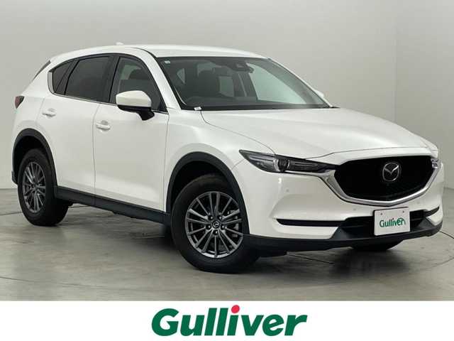 マツダ ＣＸ－５ XD スマートエディション 福岡県 2020(令2)年 1.8万km スノーフレイクホワイトパールマイカ 後席モニター　/純正ナビ（ＢＴ，フルセグＴＶ）　/全方位カメラ　/ＥＴＣ　/前後ドラレコ　/ＡＣＣ　/コーナーセンサー　/スマート・シティ・ブレーキ・サポート　/レーンキープ　/ＢＳＭ　/純正１７インチＡＷ　/ＬＥＤライト