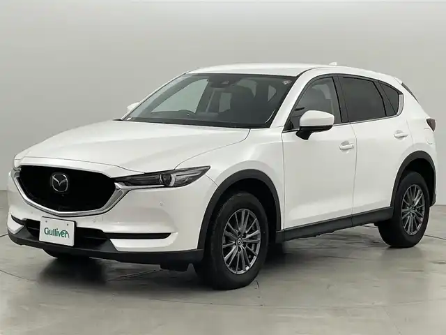マツダ ＣＸ－５ XD スマートエディション 福岡県 2020(令2)年 1.8万km スノーフレイクホワイトパールマイカ 後席モニター　/純正ナビ（ＢＴ，フルセグＴＶ）　/全方位カメラ　/ＥＴＣ　/前後ドラレコ　/ＡＣＣ　/コーナーセンサー　/スマート・シティ・ブレーキ・サポート　/レーンキープ　/ＢＳＭ　/純正１７インチＡＷ　/ＬＥＤライト
