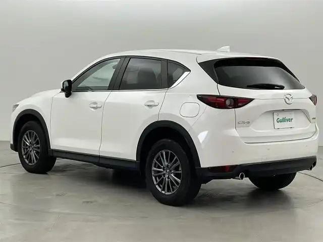 マツダ ＣＸ－５ XD スマートエディション 福岡県 2020(令2)年 1.8万km スノーフレイクホワイトパールマイカ 後席モニター　/純正ナビ（ＢＴ，フルセグＴＶ）　/全方位カメラ　/ＥＴＣ　/前後ドラレコ　/ＡＣＣ　/コーナーセンサー　/スマート・シティ・ブレーキ・サポート　/レーンキープ　/ＢＳＭ　/純正１７インチＡＷ　/ＬＥＤライト