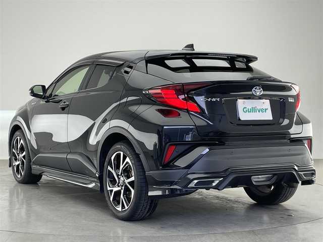 トヨタ Ｃ－ＨＲ G 愛媛県 2020(令2)年 7.9万km ブラックマイカ 純正8型ディスプレイナビ　地デジTV　ミラキャスト対応　全方位カメラ　モデリスタエアロ　ＥＴＣ　ドラレコ　ハーフレザー　ＬＥＤヘッドライト　フォグランプ　オートハイビーム　ＢＳＭ　衝突軽減　電子パーキング　ＵＳＢポート　追従クルコン　車線逸脱　コーナーセンサー　禁煙車
