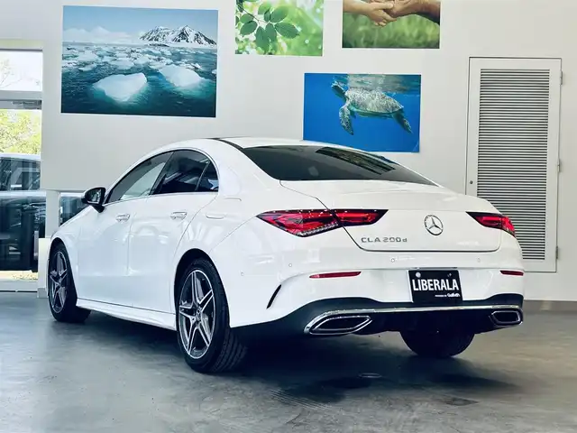 メルセデス・ベンツ ＣＬＡ２００ｄ AMGライン 大阪府 2021(令3)年 4万km ポーラホワイト レザーエクスクルーシブP/レーダーセーフティ/サンルーフ/HUD/赤黒革/メモリ付きパワーシート/シートヒーター/ACC/純正ナビ/TV/360度カメラ/applecarplay/純正18インチAW/LEDヘッドライト/アンビエントライト/ブラインドスポット/ETC/レーダー探知機