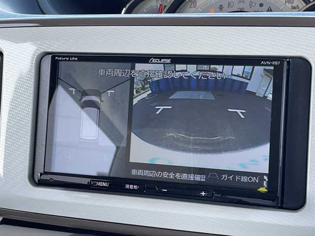 ダイハツ ムーヴ キャンバス G メイクアップ リミテッド　SAⅢ 山口県 2022(令4)年 5.4万km パールホワイトⅢ/ナチュラルベージュマイカメタリック 2トーン 社外SDナビ　【AVN-RB7】/Bluetooth接続/DVD再生機能有/アラウンドビューバックモニター/ETC/スマートキー/プッシュエンジンスタート/アイドリングストップ/シートヒーター/両側パワースライドドア/ABS/スマートアシストIII/横滑り防止装置