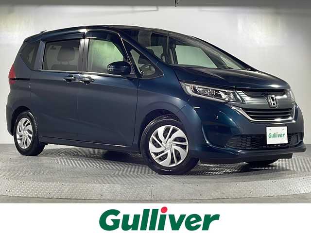 ホンダ フリード G ホンダセンシング 沖縄県 2019(平31)年 4.6万km フォレストグリーンパール 禁煙車/純正ナビ/（CD/DVD/フルセグTV/Bluetooth)/フリップダウンモニター/両側パワースライドドア/６人乗り/クルーズコントロール/ホンダセンシング/前後ドライブレコーダー/スマートキー/取扱説明書/保証書