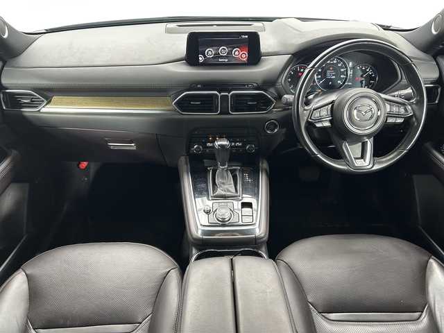 マツダ ＣＸ－８ XD Lパッケージ 大阪府 2018(平30)年 3.8万km ジェットブラックマイカ 純正ナビ(フルセグ/DVD再生/Bluetooth) 360カメラ ETC 革シート パワーシート/ヒーター 電動リアゲート 衝突軽減 レーダークルコン BSM クリアランスソナー ルーフレール