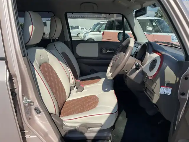 スズキ ラパン ショコラ G 鳥取県 2014(平26)年 7万km シャンパンピンクPM 社外ナビ/ワンセグ/CD/ETC/ショコラ専用レザーシート/ショコラ専用革巻きハンドル/キセノンヘットライト/純正14インチホワイトアルミ/プッシュエンジンスタート/アイドリングストップ/電動格納ミラー/スマートキー/フロアマット/ドアバイザー