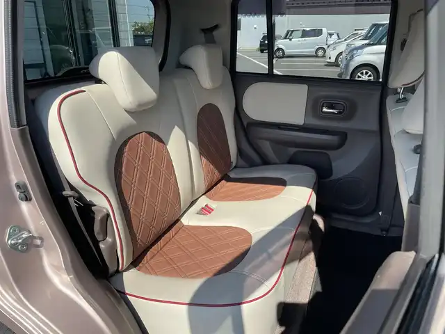 スズキ ラパン ショコラ G 鳥取県 2014(平26)年 7万km シャンパンピンクPM 社外ナビ/ワンセグ/CD/ETC/ショコラ専用レザーシート/ショコラ専用革巻きハンドル/キセノンヘットライト/純正14インチホワイトアルミ/プッシュエンジンスタート/アイドリングストップ/電動格納ミラー/スマートキー/フロアマット/ドアバイザー