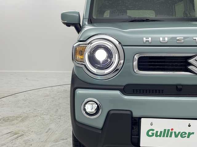 スズキ ハスラー HYBRID X 茨城県 2025(令7)年 0.1千km オフブルーM 純正９型ナビ　パノラミックビューモニター　フルセグＴＶ　衝突軽減ブレーキ　シートヒーター　ＬＥＤライト　クリアランスソナー　アダプティブクルーズコントロール　横滑り防止装置　ＵＳＢ入力端子　禁煙車