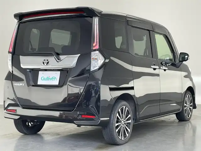 トヨタ ルーミー カスタムG－T 愛知県 2021(令3)年 2.5万km ブラックマイカメタリック 純正９型ナビ　全方位カメラ　両側パワスラ　スマートアシスト　シートヒーター　ＥＴＣ２．０　追従クルコン　ドラレコ　ＤＶＤ再生　衝突軽減　アイドリングストップ　ＬＥＤオートライト　フォグ　スマートキー プッシュスタート　電子パーキング　ブレーキサポート　純正フロアマット　純正アルミホイール　