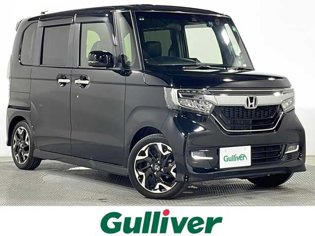 ホンダ Ｎ ＢＯＸ カスタム G L ターボ ホンダセンシング 広島県 2020(令2)年 4.3万km クリスタルブラックパール 純正ナビ　/レーダークルーズコントロール　/両側パワースライドドア/シートヒーター/衝突軽減　/レーンキープ　/オートハイビーム　/コーナーセンサー　/踏み間違い防止　/Ｂｌｕｅｔｏｏｔｈ　/バックカメラ　/ＥＴＣ　/ドライブレコーダー　/ＬＥＤ/パドルシフト/純正15インチアルミホイール(165/55/R15)/エアバック(運転席/助手席/サイド/カーテン)