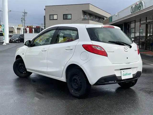 マツダ デミオ 13C 長野県 2014(平26)年 7.8万km アークティックホワイト 取扱説明書/保証書/リモコンキー/パワーウィンドウ/AM/FM/AUX/ドアバイザー/ETC/ハロゲンヘッドライト/純正フロアマット/ECO/スダッドレスタイヤ有