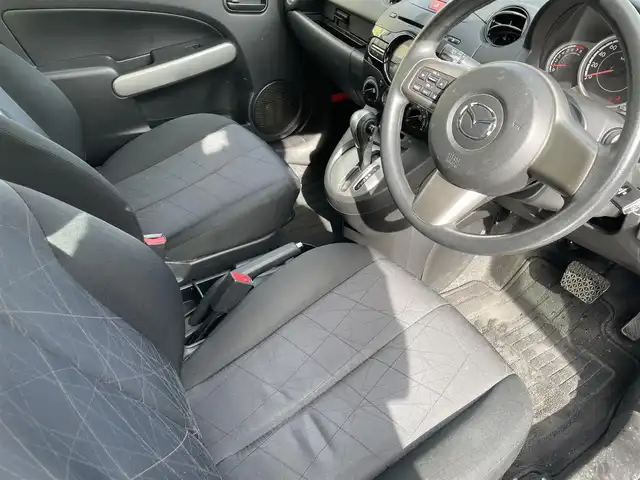 マツダ デミオ 13C 長野県 2014(平26)年 7.8万km アークティックホワイト 取扱説明書/保証書/リモコンキー/パワーウィンドウ/AM/FM/AUX/ドアバイザー/ETC/ハロゲンヘッドライト/純正フロアマット/ECO/スダッドレスタイヤ有