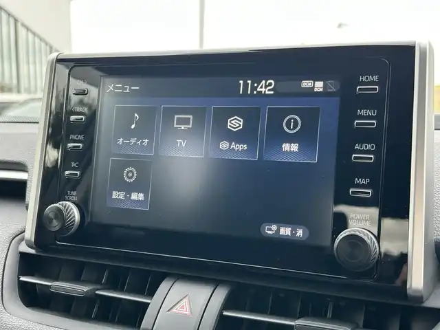 トヨタ ＲＡＶ４ X 愛媛県 2022(令4)年 1.6万km アティチュードブラックマイカ 登録時走行距離：15672km/メーカーOP純正ナビ/AM/FM/BT/フルセグTV/ETC2.0/バックカメラ/追従クルコン/レーンキープアシスト/衝突軽減システム/横滑り防止装置/盗難防止装置/モデリスタエアロ　フロント/サイド/LEDヘッドライト/オートライト/オートハイビーム/エンジンスタートボタン/リモコンキー/純正アルミホイール/アイドリング/AAC/コーナーセンサー