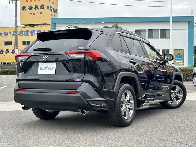 トヨタ ＲＡＶ４ X 愛媛県 2022(令4)年 1.6万km アティチュードブラックマイカ 登録時走行距離：15672km/メーカーOP純正ナビ/AM/FM/BT/フルセグTV/ETC2.0/バックカメラ/追従クルコン/レーンキープアシスト/衝突軽減システム/横滑り防止装置/盗難防止装置/モデリスタエアロ　フロント/サイド/LEDヘッドライト/オートライト/オートハイビーム/エンジンスタートボタン/リモコンキー/純正アルミホイール/アイドリング/AAC/コーナーセンサー