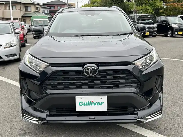 トヨタ ＲＡＶ４ X 愛媛県 2022(令4)年 1.6万km アティチュードブラックマイカ 登録時走行距離：15672km/メーカーOP純正ナビ/AM/FM/BT/フルセグTV/ETC2.0/バックカメラ/追従クルコン/レーンキープアシスト/衝突軽減システム/横滑り防止装置/盗難防止装置/モデリスタエアロ　フロント/サイド/LEDヘッドライト/オートライト/オートハイビーム/エンジンスタートボタン/リモコンキー/純正アルミホイール/アイドリング/AAC/コーナーセンサー