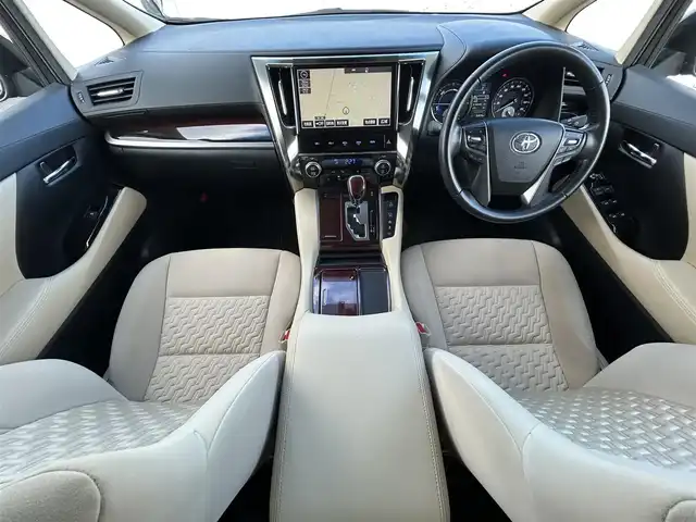 トヨタ アルファードハイブリット X 岩手県 2017(平29)年 5.3万km グレイッシュブルーマイカメタリック セーフティセンス 10型ナビ バックC ETC BT フルセグ DVD再生 クルーズコントロール ドライブレコーダー AC100Vコンセント 電動スライド ステアスイッチ オートLEDライト フォグランプ 純正16インチAW スマートキー