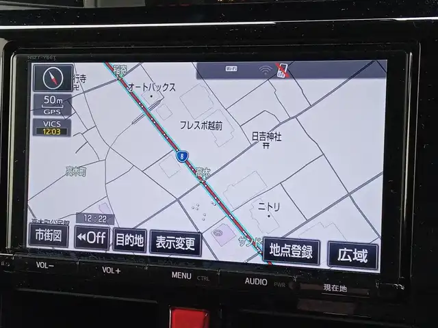 トヨタ ルーミー カスタムG－T 福井県 2017(平29)年 5.9万km パールホワイトⅢ 純正9インチSDナビ（NSZT-Y66T）/・（フルセグTV/CD/DVD/Bluetooth）/バックカメラ/両側パワースライドドア/スマートアシスト/横滑り防止装置/レーンキープアシスト/クルーズコントロール/後部コーナーセンサー/オートLEDライト/純正15インチAW/純正フロアマット