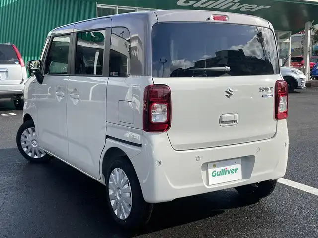 スズキ ワゴンＲ スマイル HYBRID S 島根県 2025(令7)年 0.1千km ベージュ 純正メモリナビ　/(AM/FM/フルセグTV/ＤＶＤ再生/Ｂｌｕｅｔｏｏｔｈ接続)　/全方位/バック/サイドカメラ　/片側パワースライドドア　/アダプティブクルーズコントロールシステム　/前後コーナーセンサー/レーンアシスト/デュアルカメラブレーキサポート　/ヘッドアップディスプレイ　/運転席シートヒーター　/オートハイビーム／ライト　/純正ＬＥＤヘッドライト　/純正１４インチアルミホイール/純正フロアマット