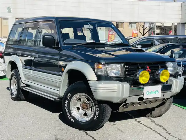 三菱 パジェロ ミッドルーフワイド Xrリミテッドエディション ディーゼルターボ4wdナビバックcラダー 1995年式 平成7年式 ハノーバグリーンm ラガーディアシルバーm Id 中古車検索のガリバー