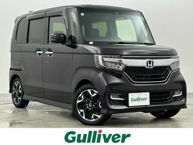 ホンダ Ｎ ＢＯＸ カスタム G L ターボ ホンダセンシング 福岡県 2017(平29)年 3.5万km プレミアムベルベットパープル・パール 純正ナビ　/バックカメラ　/ビルトインＥＴＣ　/ドラレコ　/ホンダセンシング　/ＡＣＣ　/コーナーセンサー　/衝突被害軽減ブレーキ　/レーンキープ　/パドルシフト　/両側電動スライドドア　/ハーフレザー　/純正１５インチＡＷ