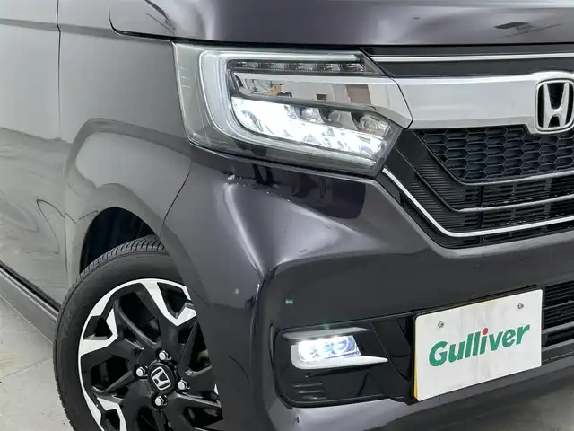 ホンダ Ｎ ＢＯＸ カスタム G L ターボ ホンダセンシング 福岡県 2017(平29)年 3.5万km プレミアムベルベットパープル・パール 純正ナビ　/バックカメラ　/ビルトインＥＴＣ　/ドラレコ　/ホンダセンシング　/ＡＣＣ　/コーナーセンサー　/衝突被害軽減ブレーキ　/レーンキープ　/パドルシフト　/両側電動スライドドア　/ハーフレザー　/純正１５インチＡＷ