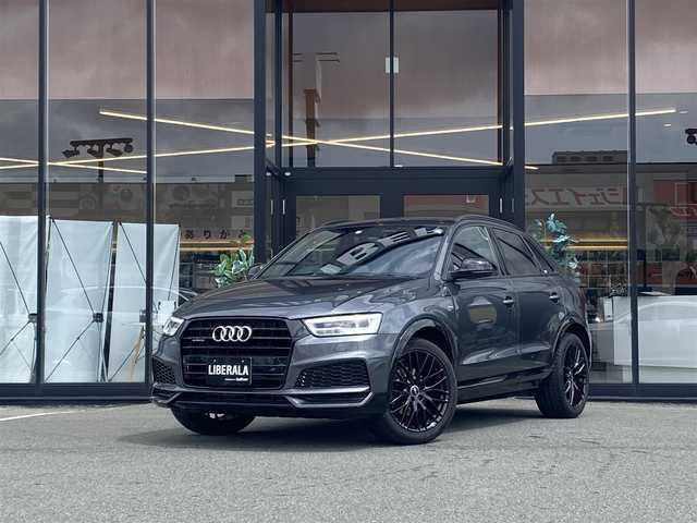 アウディ Ｑ３ Sラインコンペティション 福岡県 2018(平30)年 2.8万km デイトナグレーパールエフェクト ・１オーナー/・純正メモリーナビ／ＣＤ／ＤＶＤ/・バックカメラ/・ハーフレザーシート／シートヒーター/・社外ドライブレコーダー/・フルセグ/・ＥＴＣ/・純正１９ＡＷ/・プッシュスタート/・パーキングアシスト/・アイドリングストップ/・スマートキー/・スペアキー/・フルフラットシート/・オートライト/・LEDライト/・保証書/・取扱説明書
