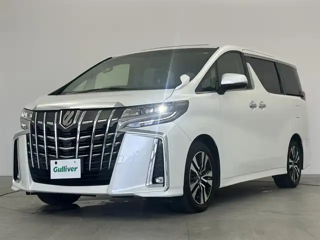 トヨタ アルファード S Cパッケージ 愛知県 2019(平31)年 5万km ホワイトパールクリスタルシャイン ツインムーンルーフ/11インチアルパインSDナビ/(フルセグTV/CD/DVD/Bluetooth)/トヨタセーフティセンス/・プリクラッシュセーフティ/・レーントレーシングアシスト/・パーキングサポートブレーキ/・オートマチックハイビーム/ツインリアモニター/レーダークルーズコントロール/バックカメラ/ウッドコンビハンドル/ETC/パワーバックドア/ステアリングヒーター/運転席助手席シートヒーター/エアシート/前席パワーシート/3眼LEDヘッドライト/純正フロアマット