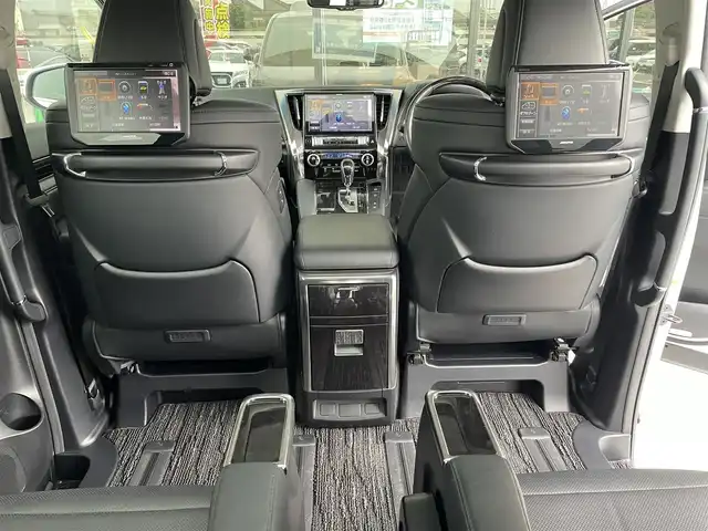 トヨタ アルファード S Cパッケージ 愛知県 2019(平31)年 5万km ホワイトパールクリスタルシャイン ツインムーンルーフ/11インチアルパインSDナビ/(フルセグTV/CD/DVD/Bluetooth)/トヨタセーフティセンス/・プリクラッシュセーフティ/・レーントレーシングアシスト/・パーキングサポートブレーキ/・オートマチックハイビーム/ツインリアモニター/レーダークルーズコントロール/バックカメラ/ウッドコンビハンドル/ETC/パワーバックドア/ステアリングヒーター/運転席助手席シートヒーター/エアシート/前席パワーシート/3眼LEDヘッドライト/純正フロアマット