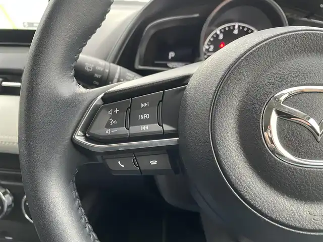 マツダ ＣＸ－３ XD スーパー エッジー 熊本県 2022(令4)年 4.2万km ゴールドⅡ 衝突軽減ブレーキ/プッシュスタート/純正ナビ/（CD・DVD・フルセグTV・BTオーディオ・USB）/全方位カメラ/ETC/前後ドライブレコーダー/純正18インチAW（ブラックメタリック塗装）/レーダークルーズ/パドルシフト/ハーフレザーシート/右前席パワーシート/前席シートヒーター/ステアリングヒーター/ドライバー・アテンション・アラート/LEDヘッドライト/オートライト/LEDフォグライト/前後コーナーセンサー/横滑り防止装置/ウィンカーミラー/純正フロアマット/純正ドアバイザー/新車保証書/取扱説明書/スマートスペアキー×1本/カラー番号：48S