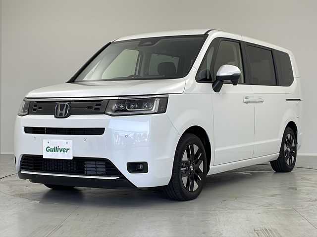 ホンダ ステップワゴン eHEV エアー EX 茨城県 2025(令7)年 0.1千km プラチナホワイトパール ホンダセンシング/純正11インチナビ/パワーバックドア/両側パワースライドドア/バックカメラ/パドルシフト/レーダークルーズコントロール/前席シートヒーター/USB/純正アルミホイール/LEDライト/フォグランプ/オートライト/オートハイビーム/スマートキー
