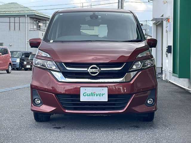 日産 セレナ G 岐阜県 2016(平28)年 4.8万km カーマインレッド 禁煙車/純正9型ナビ/AM/FM/CD/DVD/BR/AUX/BT/フルセグTV/アラウンドビューモニター /エマージェンシーブレーキ /両側パワースライドドア/プロパイロット /社外デジタルインナーミラー /社外ドライブレコーダー/オートライト/LEDヘッドライト/フォグランプ/インテリジェントキー /プッシュスタート/電子パーキングブレーキ/ブレーキホールド/純正フロアマット/純正ドアバイザー/純正アルミホイール