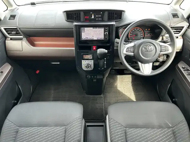 トヨタ ルーミー G S 静岡県 2017(平29)年 3.7万km レーザーブルークリスタルシャイン ワンオーナー/純正ナビ/　（フルセグTV/Bluetooth/DVD）/プリクラッシュセーフティ/バックカメラ/両側パワースライドドア/前席シートヒーター/クルーズコントロール/横滑り防止装置/ビルトインETC2.0/前型ドライブレコーダー/プッシュスタート/スマートキー/純正フロアマット/社外14インチアルミホイール/保証書/取扱説明書