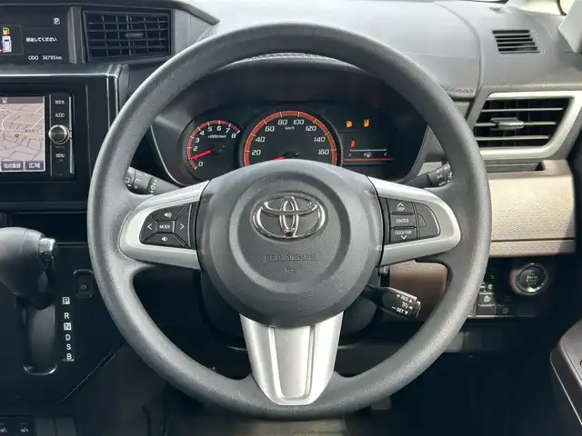 トヨタ ルーミー G S 静岡県 2017(平29)年 3.7万km レーザーブルークリスタルシャイン ワンオーナー/純正ナビ/　（フルセグTV/Bluetooth/DVD）/プリクラッシュセーフティ/バックカメラ/両側パワースライドドア/前席シートヒーター/クルーズコントロール/横滑り防止装置/ビルトインETC2.0/前型ドライブレコーダー/プッシュスタート/スマートキー/純正フロアマット/社外14インチアルミホイール/保証書/取扱説明書