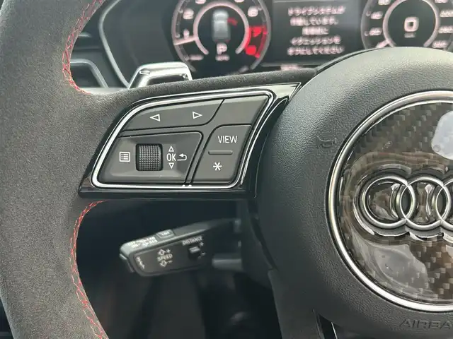 アウディ ＲＳ４ アバント 愛知県 2021(令3)年 0.4万km グレー 純正ナビ/ワンセグテレビ/バックカメラ/アラウンドビュー/Bluetooth/アイドリングストップ/ウィンカーミラー/クルーズコントロール/サンルーフ/プッシュスタート/パワーバックドア/ETC2.0/パドルシフト/バング&オルフセン/置くだけ充電