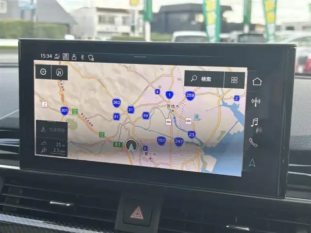 アウディ ＲＳ４ アバント 愛知県 2021(令3)年 0.4万km グレー 純正ナビ/ワンセグテレビ/バックカメラ/アラウンドビュー/Bluetooth/アイドリングストップ/ウィンカーミラー/クルーズコントロール/サンルーフ/プッシュスタート/パワーバックドア/ETC2.0/パドルシフト/バング&オルフセン/置くだけ充電