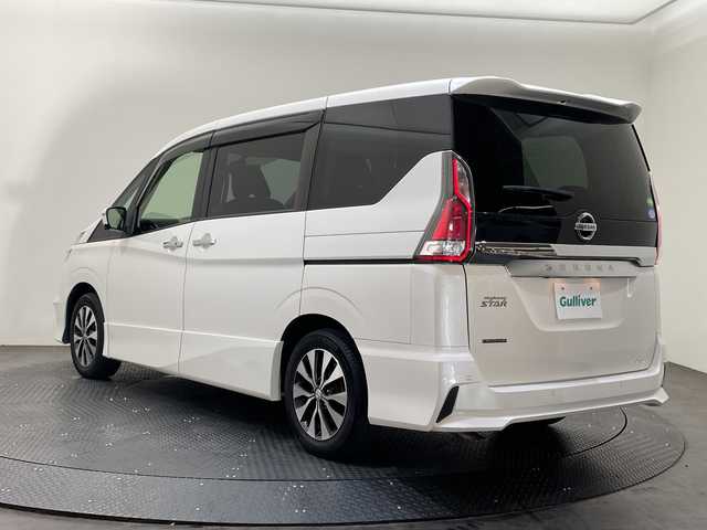 日産 セレナ 愛媛県 2018(平30)年 5.3万km ブリリアントホワイトパール ９型ナビ/フルセグ／Ｂｌｕｅｔｏｏｔｈ／ＵＳB/全方位カメラ/１１型後席モニター/衝突軽減ブレーキ/レーダークルーズコントロール/ＥＴＣ/前方ドライブレコーダー/両側パワースライドドア/前後コーナーセンサー/デジタルインナーミラー/LEDヘッドライト/スペアキー