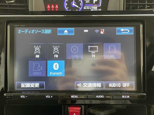 トヨタ ルーミー カスタムG S 群馬県 2017(平29)年 1.5万km パールホワイトⅢ スマートアシストII/純正9型ナビ/【CD/DVD/SD/BT/フルセグ】/バックカメラ/クルーズコントロール/両側パワースライドドア/シートヒーター(D/N)/ステアリングスイッチ/オートライト/LEDヘッドライト/フォグライト/純正AW/ETC/純正フロアマット/スマートキー/Pスタート