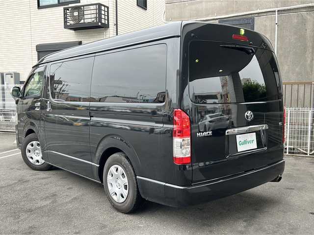トヨタ ハイエース GL 京都府 2014(平26)年 11.9万km ブラックマイカ 社外SDナビ /（AVIC-ZH007)/フルセグTV /フリップダウンモニター /スマートキー　/純正ビルトインETC　/エンジンスタートボタン　/WAC　/スペアキー有　/Bluetooth/CD再生機能　/USB　/ipod/AUX　/純正フロアマット/純正ホイールカバー/盗難防止装置/Wエアバッグ