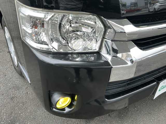 トヨタ ハイエース GL 京都府 2014(平26)年 11.9万km ブラックマイカ 社外SDナビ /（AVIC-ZH007)/フルセグTV /フリップダウンモニター /スマートキー　/純正ビルトインETC　/エンジンスタートボタン　/WAC　/スペアキー有　/Bluetooth/CD再生機能　/USB　/ipod/AUX　/純正フロアマット/純正ホイールカバー/盗難防止装置/Wエアバッグ