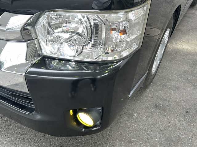 トヨタ ハイエース GL 京都府 2014(平26)年 11.9万km ブラックマイカ 社外SDナビ /（AVIC-ZH007)/フルセグTV /フリップダウンモニター /スマートキー　/純正ビルトインETC　/エンジンスタートボタン　/WAC　/スペアキー有　/Bluetooth/CD再生機能　/USB　/ipod/AUX　/純正フロアマット/純正ホイールカバー/盗難防止装置/Wエアバッグ