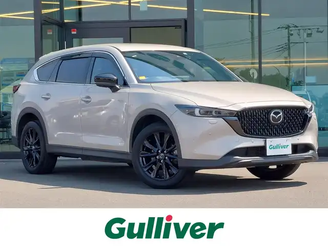 マツダ ＣＸ－８ XD ブラックトーンエディション 東京都 2023(令5)年 2.8万km プラチナクォーツメタリック 4WD・7人乗り/衝突軽減ブレーキ/レーンキープアシスト/オートハイビーム/オフロードトラクションアシスト/レーダークルーズコントロール/クリアランスソナー/純正10インチナビ/AM/FM/TV/BT/AppleCarplay/androidauto/全周囲カメラ/ハーフレザーシート/前席パワーシート/シートヒーター/電動リアゲート/ワイヤレス充電/ETC2.0