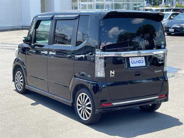 ホンダ Ｎ ＢＯＸ カスタム G ターボ Lパッケージ 宮城県 2016(平28)年 9.5万km クリスタルブラックパール (株)IDOMが運営する【じしゃロン仙台店】の自社ローン専用車両になりますこちらは現金またはオートローンご利用時の価格です。自社ローンご希望の方は別途その旨お申付け下さい/純正ナビ/両側パワースライドドア/バックカメラ/ETC/ハーフレザーシート/スマートキー/プッシュスタート