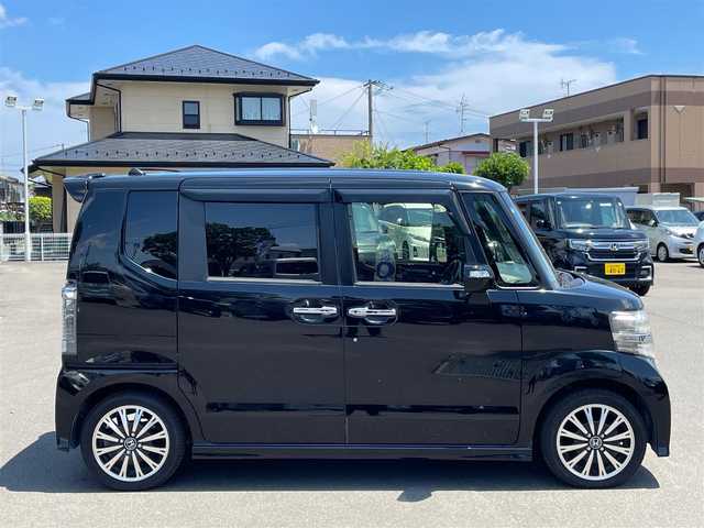 ホンダ Ｎ ＢＯＸ カスタム G ターボ Lパッケージ 宮城県 2016(平28)年 9.5万km クリスタルブラックパール (株)IDOMが運営する【じしゃロン仙台店】の自社ローン専用車両になりますこちらは現金またはオートローンご利用時の価格です。自社ローンご希望の方は別途その旨お申付け下さい/純正ナビ/両側パワースライドドア/バックカメラ/ETC/ハーフレザーシート/スマートキー/プッシュスタート