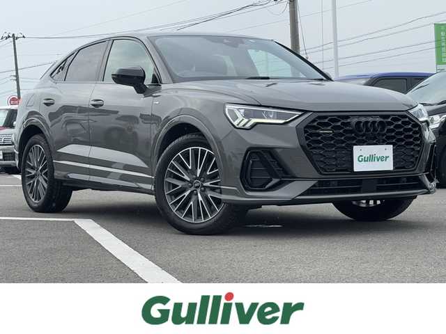 アウディ アウディ Ｑ３ SB 35TDIクワトロ Sライン 徳島県 2023(令5)年 6.7万km 緑／グレー 純正ナビ/全周囲カメラ/バックカメラ/ドライブレコーダー（前後）/ETC2.0/シートヒーター/クルーズコントロール（追従有）/純正フロアマット/コーナーセンサー（前後）/ブラインドスポットモニター/速度警告/オートホールド/オールウェザーライト/タイプC入力端子