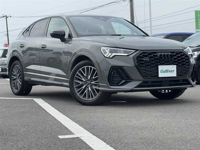 アウディ アウディ Ｑ３ SB 35TDIクワトロ Sライン 徳島県 2023(令5)年 6.7万km 緑／グレー 純正ナビ/全周囲カメラ/バックカメラ/ドライブレコーダー（前後）/ETC2.0/シートヒーター/クルーズコントロール（追従有）/純正フロアマット/コーナーセンサー（前後）/ブラインドスポットモニター/速度警告/オートホールド/オールウェザーライト/タイプC入力端子