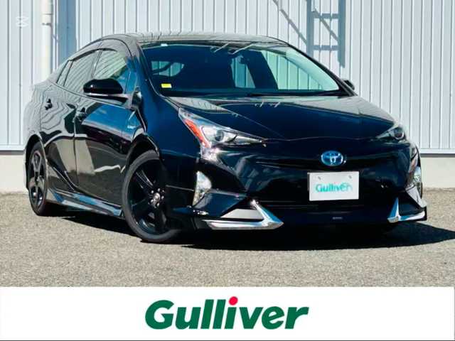 トヨタ プリウス Sツーリングセレクション 熊本県 2019(平31)年 5.2万km アティチュードブラックマイカ 純正ナビ/・AM/FM/CD/DVD/SD/iPod/BT/・フルセグTV/バックカメラ/トヨタセーフティセンス/・レーンディパーチャーアラート/・プリクラッシュセーフティ/・ふらつき警報/・車両接近通報装置/・オートマチックハイビーム/・レーダークルーズコントロール/革巻きステアリング/・ステアリングリモコン/レザーシート/・D/N席シートヒーター/MODELISTAエアロ（フロント/サイド/リア）/前後ドライブレコーダー【ZDR035】/オートライト/・LEDライト/・フォグランプ/ビルトインETC/電動格納ミラー/・ウィンカーミラー/トノカバー/純正ドアバイザー/純正アルミホイール/純正フロアマット/スマートキー