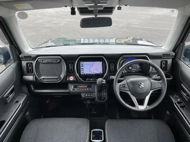 スズキ ハスラー Jスタイル 道央・札幌 2022(令4)年 5.7万km ブルーイッシュブラックパール 4WD/純正ディーラーオプションナビ/CD/DVD/Bluetooth/フルセグ/スズキセーフティサポート/衝突被害軽減システム/横滑り防止システム/ダウンヒルアシストコントロール/グリップコントロール/レーンキープアシスト/リアパーキングセンサー/ビルトインETC/ドライブレコーダー/アイドリングストップ/スノーモード/全方位カメラ/前席シートヒーター/革巻きステアリング/ステアリングリモコン/プッシュスタート/スマートキー/LEDヘッドライト/オートライト/オートハイビーム/フォグランプ/電動格納ミラー/ヒーテッドドアミラー/ウィンカーミラー/純正フロアマット/ドアバイザー/ルーフレール