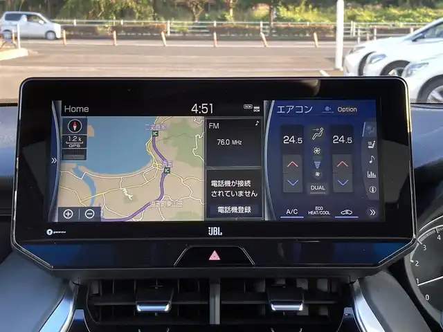 トヨタ ハリアー Z レザーパッケージ 佐賀県 2020(令2)年 4.1万km ホワイトパールクリスタルシャイン モデリスタエアロ/調光パノラマルーフ/純正12.3インチナビ/JBLサウンドシステム/パノラマミックビューモニター/プリクラッシュセーフティ/レーンディパーチャーアラート/オートハイビーム/アダプティブクルーズコントロール/クリアランスソナー/ブラインドスポットモニター/リアクロストラフィックアラート/ヘッドアップディスプレイ/スマートルームミラー（前方録画機能付き）/レザーシート/メモリパワーシートシート/シートヒーター/エアシート/パワーバックドア/電動パーキングブレーキ/オートブレーキホールド/ステアリングヒーター/ステアリングスイッチ/ETC/プッシュスタート/スマートキー/LEDヘッドライト/フォグライト/純正アルミホイール