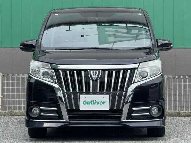 トヨタ エスクァイア Gi 千葉県 2015(平27)年 3.6万km スパークリングブラックパールクリスタルシャイン 社外SDナビ/フルセグTV/CD/DVD/Bluetooth/フリップダウンモニター/クルーズコントロール/両側パワースライドドア/ETC/バックカメラ/レザーシート/D/N席シートヒーター/オートハイビーム/LEDヘッドライト/スマートキー/プッシュスタート/純正15インチAW