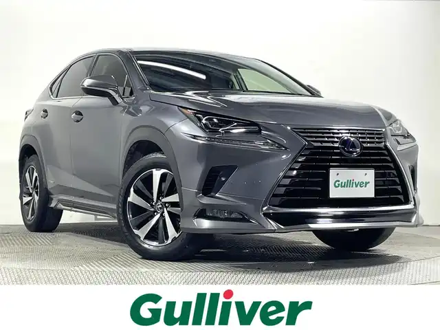 レクサス ＮＸ 300h Iパッケージ 大阪府 2018(平30)年 3.1万km マーキュリーグレーマイカ 茶革シート 純正エアロ 純正10.3incナビTV バックカメラ 三眼LED ヘッドアップディスプレイ パワーシート/ヒーター ハンドルヒーター 電動リアゲート レーダークルコン 衝突軽減ブレーキ レーンアシスト BSM